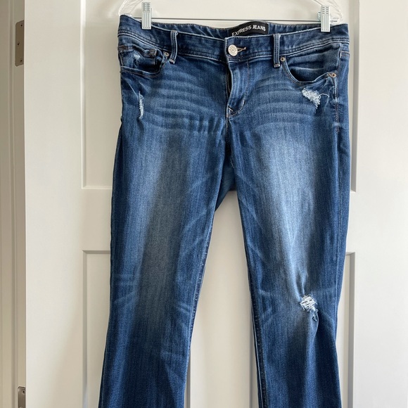 Express Cropped Skinny Ankle Jeans